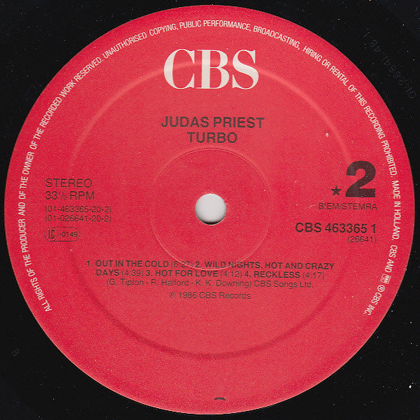 Judas Priest ~ Turbo (Vinyl) - Djungel & Jazz