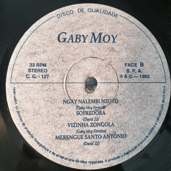 Gaby Moy ~ Vizinha Zongola (Vinyl) - Djungel & Jazz