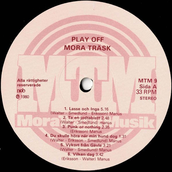 Mora Träsk ~ Play Off (Vinyl) - Djungel & Jazz