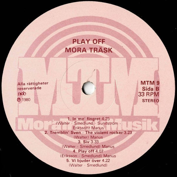 Mora Träsk ~ Play Off (Vinyl) - Djungel & Jazz