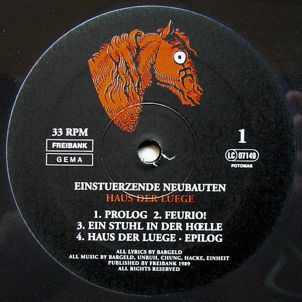 Einstürzende Neubauten ~ Haus Der Lüge (Vinyl) - Djungel & Jazz