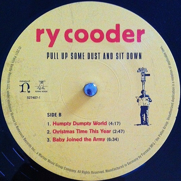 Ry Cooder : Pull Up Some Dust And Sit Down (2xLP, Album + CD, Album)