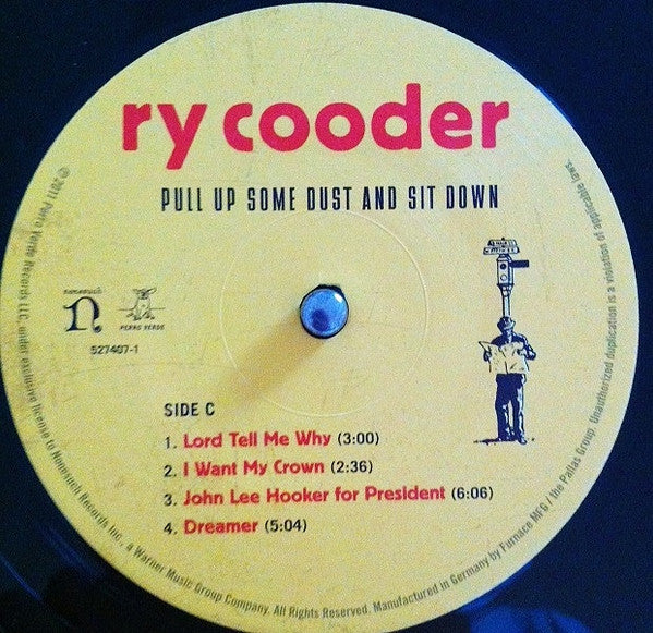 Ry Cooder : Pull Up Some Dust And Sit Down (2xLP, Album + CD, Album)
