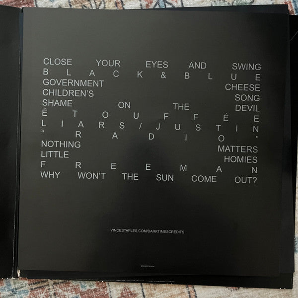Vince Staples ~ Dark Times (Vinyl) - Djungel & Jazz