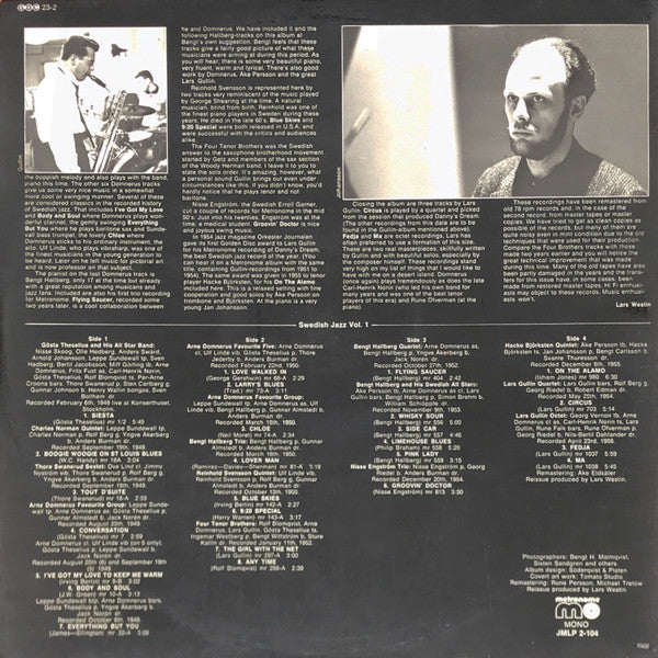 Various ~ Siesta - Swedish Jazz 1949-1956 Vol. 1 (Vinyl) - Djungel & Jazz