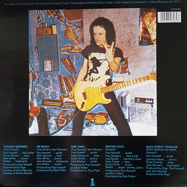 Paul Kossoff ~ Back Street Crawler (Vinyl) - Djungel & Jazz