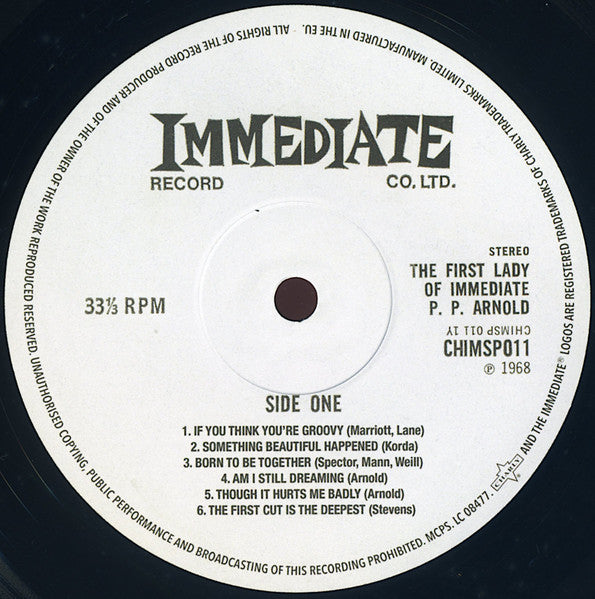 P.P. Arnold ~ The First Lady Of Immediate (Vinyl) - Djungel & Jazz