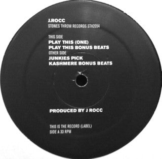 J Rocc ~ Play This (One) (Vinyl) - Djungel & Jazz