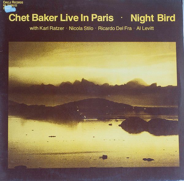 Chet Baker : Live In Paris • Night Bird (LP, Album)