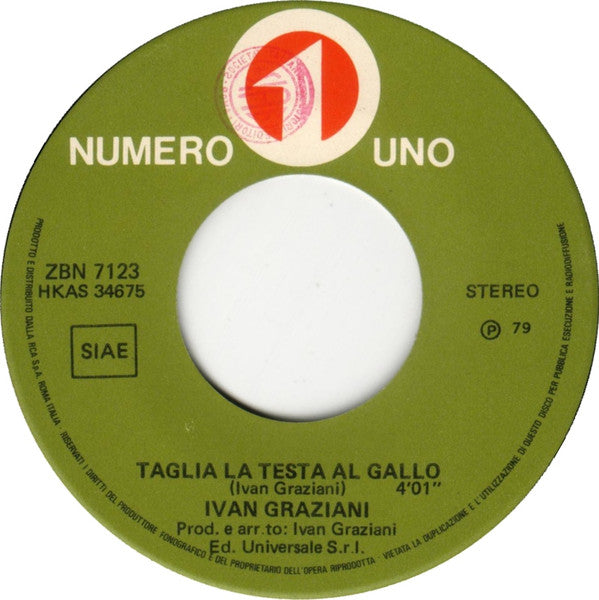 Ivan Graziani ~ Agnese (Vinyl) - Djungel & Jazz