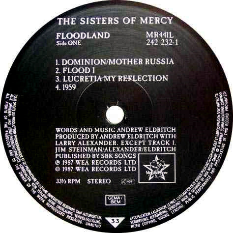 The Sisters Of Mercy ~ Floodland (Vinyl) - Djungel & Jazz