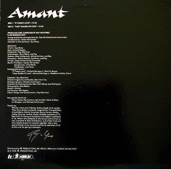 Amant ~ Amant (Vinyl) - Djungel & Jazz