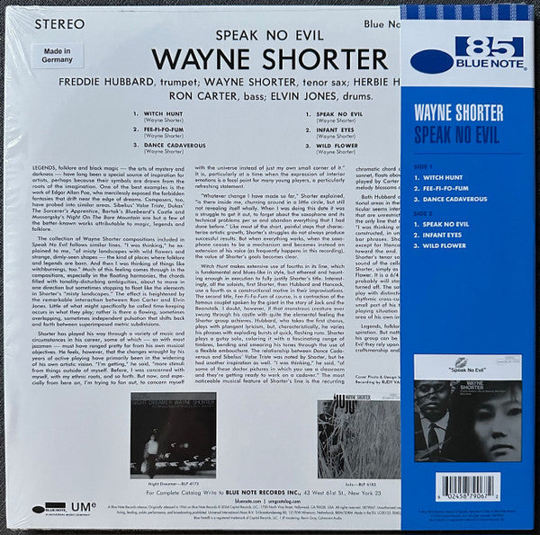 Wayne Shorter ~ Speak No Evil (Vinyl) - Djungel & Jazz