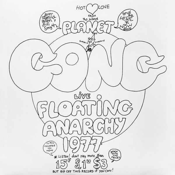 Planet Gong  ~ Live Floating Anarchy 1977 (Vinyl) - Djungel & Jazz