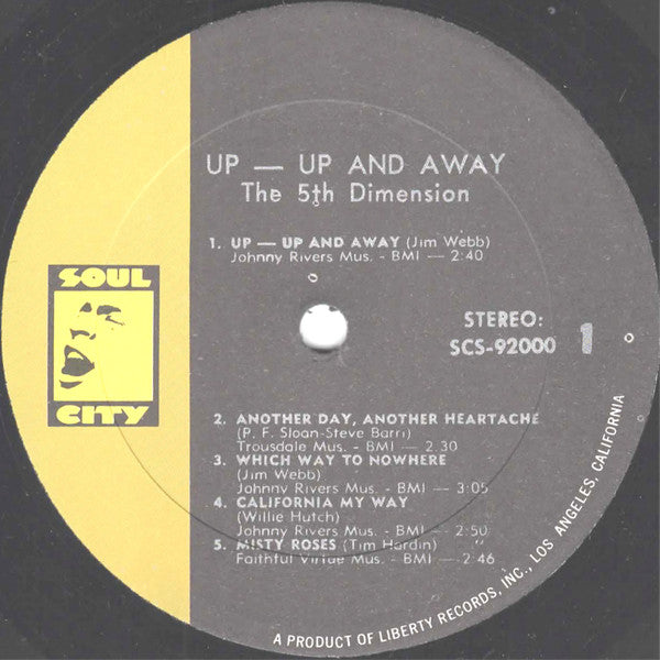 The 5th Dimension ~ Up, Up And Away (Vinyl) - Djungel & Jazz