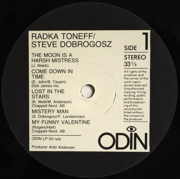 Radka Toneff / Steve Dobrogosz : Fairytales (LP, Album, RP)
