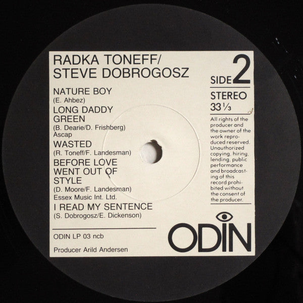 Radka Toneff / Steve Dobrogosz : Fairytales (LP, Album, RP)