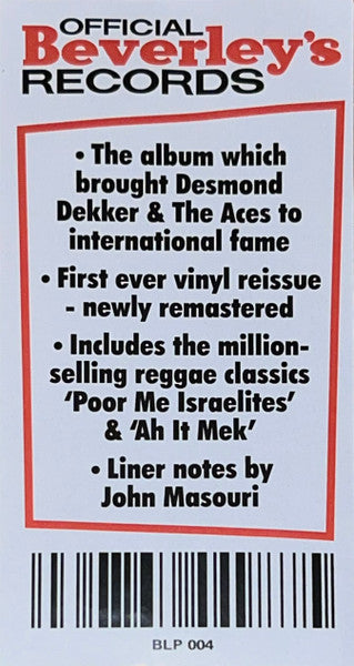 Desmond Dekker & The Aces ~ Intensified (Vinyl) - Djungel & Jazz