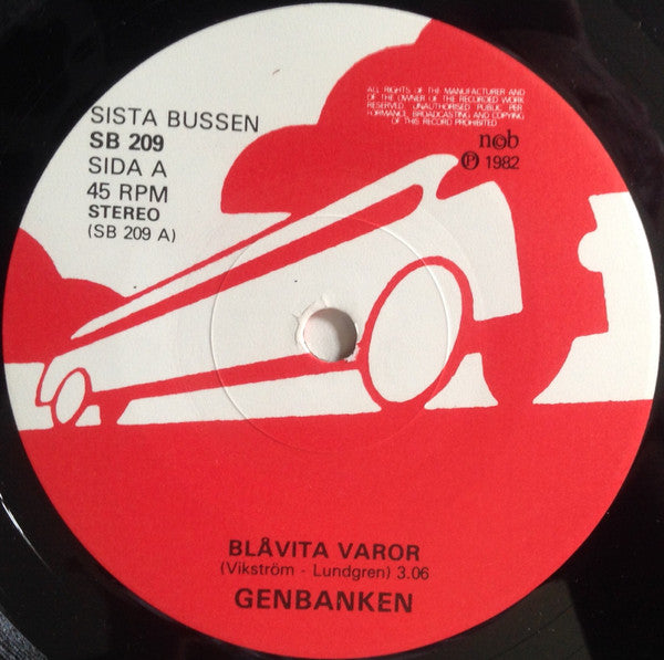 Genbanken ~ Blåvita Varor (Vinyl) - Djungel & Jazz