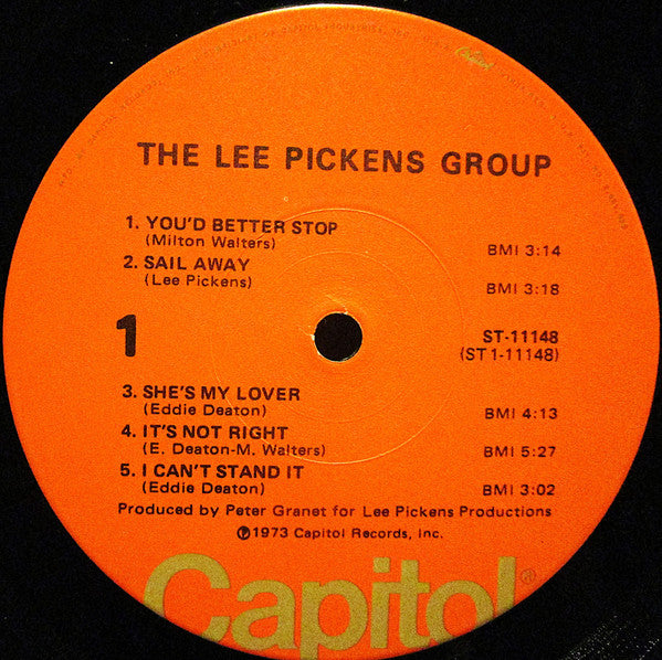 The Lee Pickens Group ~ Lee Pickens Group (Vinyl) - Djungel & Jazz