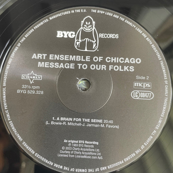 Art Ensemble Of Chicago ~ Message To Our Folks (Vinyl) - Djungel & Jazz