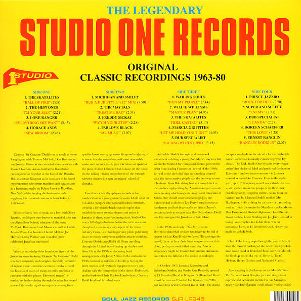 Various ~ The Legendary Studio One Records (Original Classic Recordings 1963-1980) (Vinyl) - Djungel & Jazz