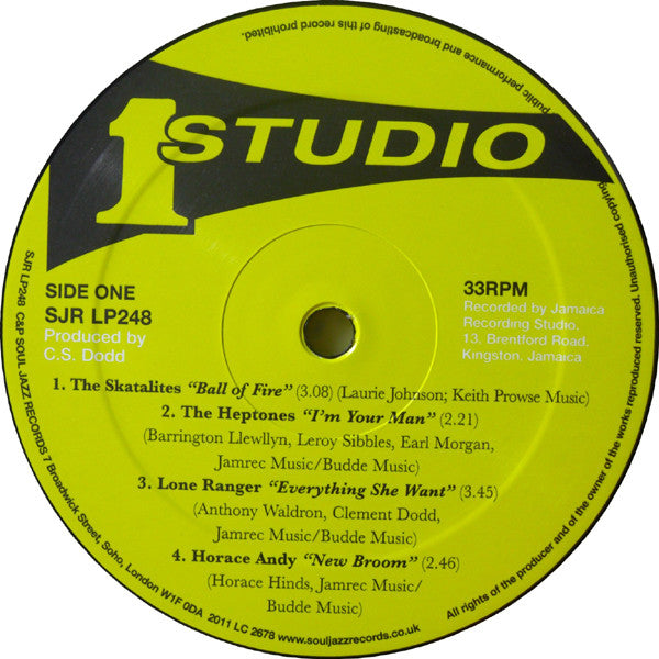 Various ~ The Legendary Studio One Records (Original Classic Recordings 1963-1980) (Vinyl) - Djungel & Jazz
