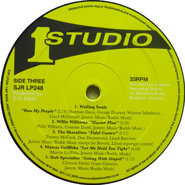 Various ~ The Legendary Studio One Records (Original Classic Recordings 1963-1980) (Vinyl) - Djungel & Jazz