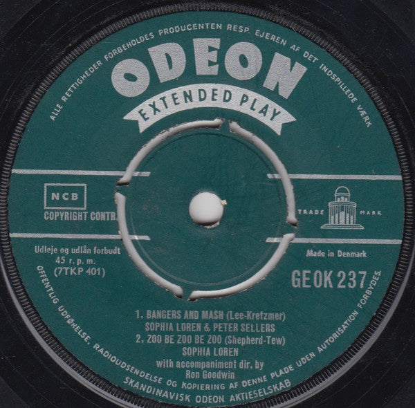 Sophia Loren & Peter Sellers ~ Goodness Gracious Me! (Vinyl) - Djungel & Jazz