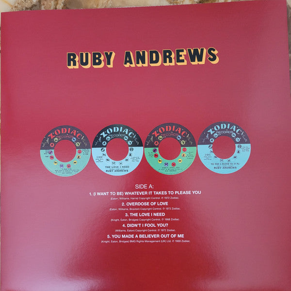 Ruby Andrews ~ Black Ruby (Vinyl) - Djungel & Jazz