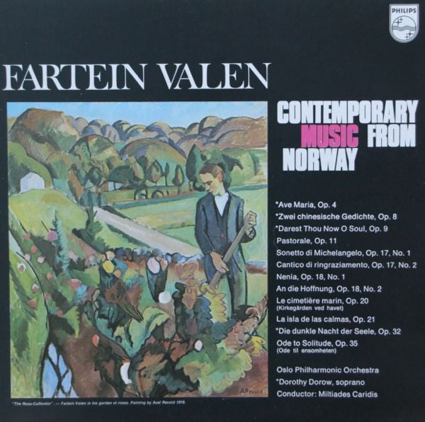 Fartein Valen, Dorothy Dorow, Oslo Philharmonic Orchestra, Miltiades Caridis ~ Contemporary Music From Norway (Vinyl) - Djungel & Jazz