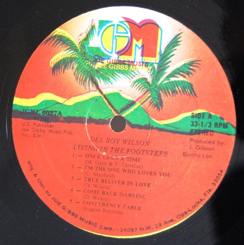 Delroy Wilson : Living In The Footsteps (LP, Album)