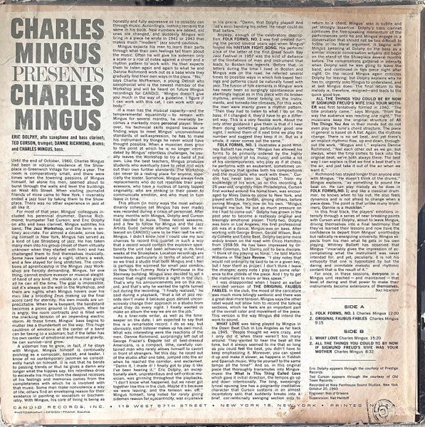 Charles Mingus ~ Presents Charles Mingus (Vinyl) - Djungel & Jazz