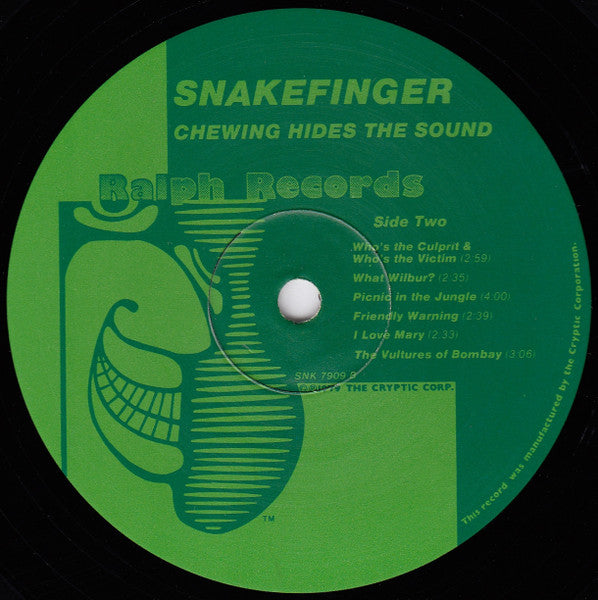 Snakefinger ~ Chewing Hides The Sound (Vinyl) - Djungel & Jazz