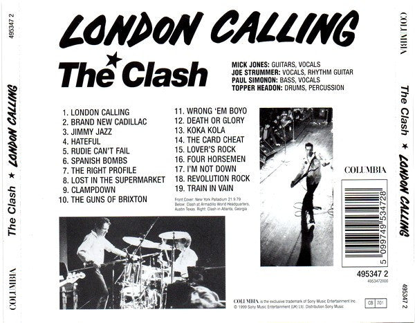 The Clash ~ London Calling (Vinyl) - Djungel & Jazz