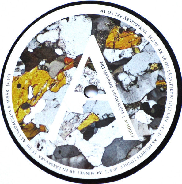 Filt ~ Maximal Minimalism (Vinyl) - Djungel & Jazz
