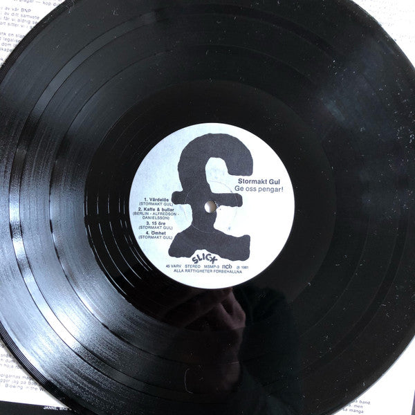 Stormakt Gul ~ Ge Oss Pengar! (Vinyl) - Djungel & Jazz