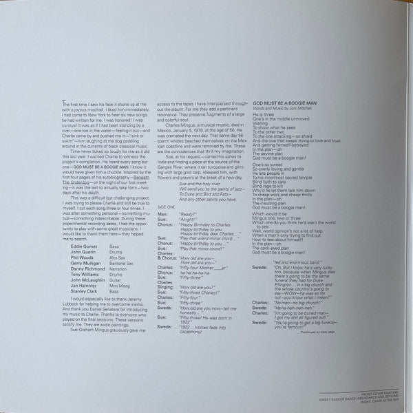 Joni Mitchell ~ Mingus (Vinyl) - Djungel & Jazz