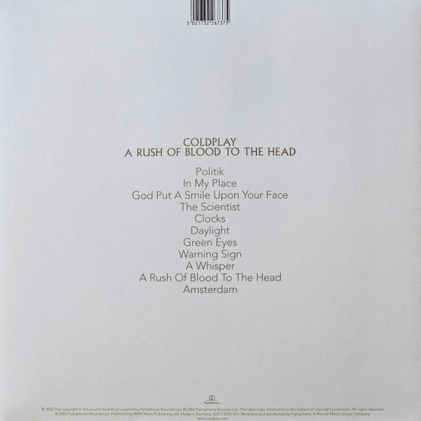 Coldplay ~ A Rush Of Blood To The Head (Vinyl) - Djungel & Jazz