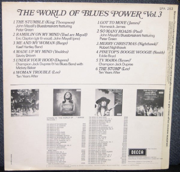 Various ~ The World Of Blues Power Vol. 3 (Vinyl) - Djungel & Jazz