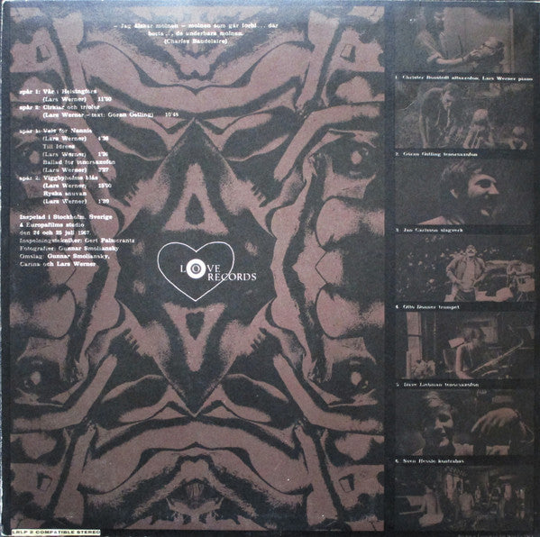 Lars Werner Och Hans Vänner : Lars Werner Och Hans Vänner (LP, Album)