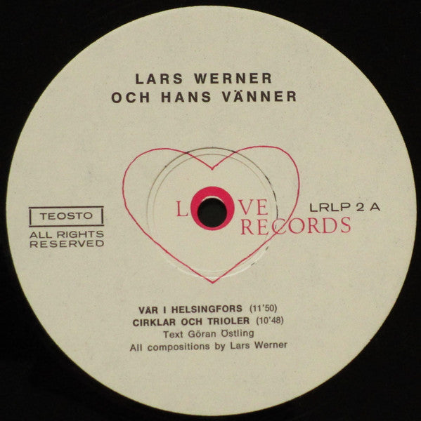 Lars Werner Och Hans Vänner : Lars Werner Och Hans Vänner (LP, Album)