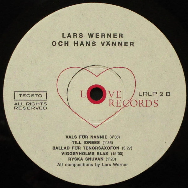 Lars Werner Och Hans Vänner : Lars Werner Och Hans Vänner (LP, Album)