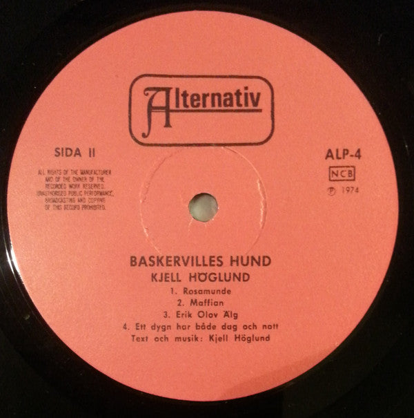 Kjell Höglund : Baskervilles Hund (LP, Album)
