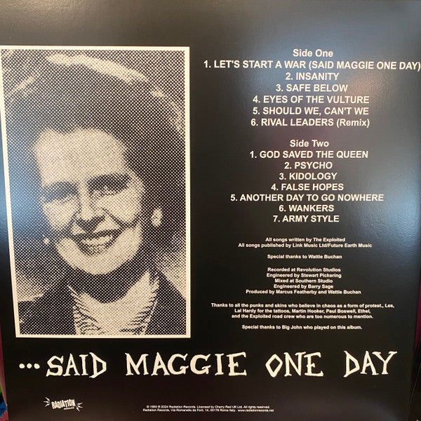 The Exploited ~ Let's Start A War... ...Said Maggie One Day (Vinyl) - Djungel & Jazz