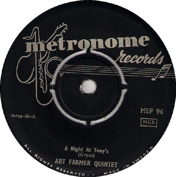 Art Farmer Quintet ~ Art Farmer Quintet (Vinyl) - Djungel & Jazz