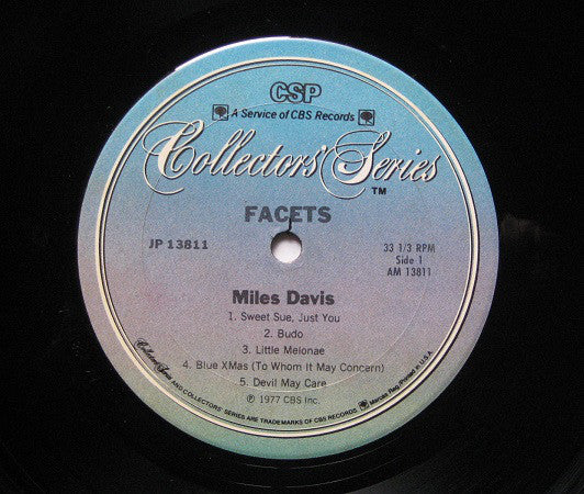 Miles Davis : Facets (LP, Comp, Mono, RE)