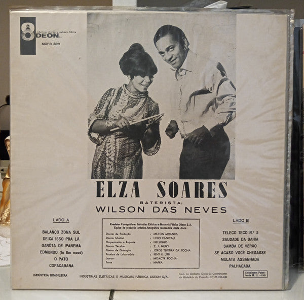 Elza Soares ~ Elza Soares Baterista: Wilson Das Neves (Vinyl) - Djungel & Jazz