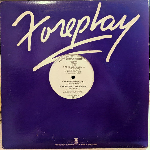 Various ~ Foreplay #28: A&M's Pre-Release Sampler (Vinyl) - Djungel & Jazz