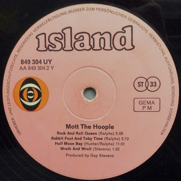 Mott The Hoople ~ Mott The Hoople (Vinyl) - Djungel & Jazz